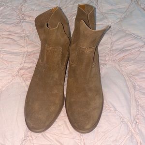 BP Brown Suede Booties. Size 6. Hardly worn- excellent condition.